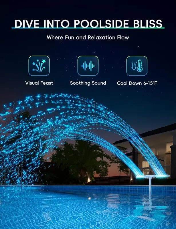 AquaNova™ — Instantly Transform Your Pool into a Cool, Hypnotic Oasis