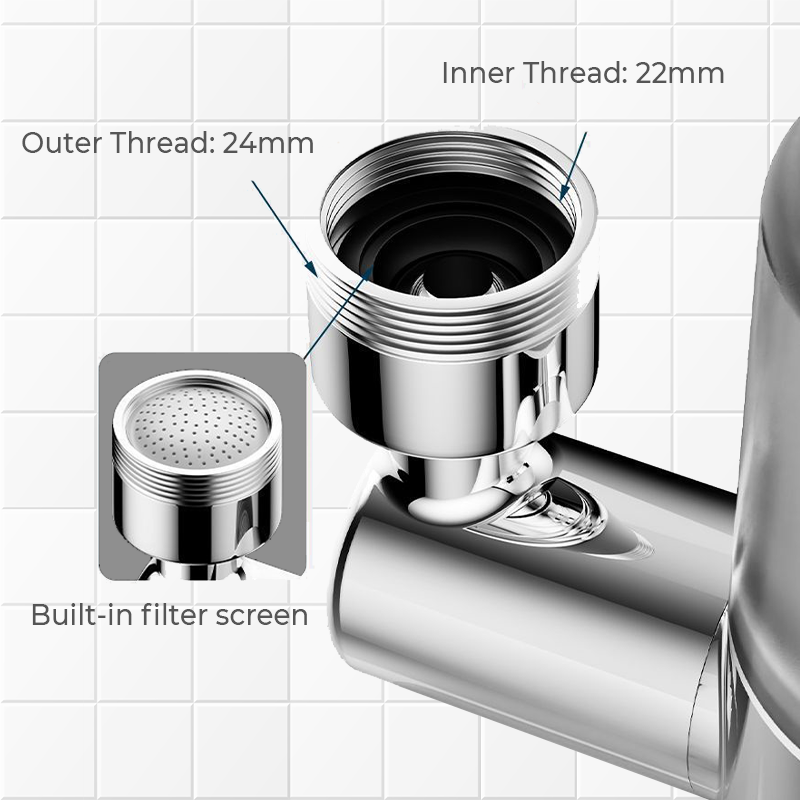 AquaMaster360 Elite Faucet Filter Nozzle Set — Take Command of Every Drop for Pure, Splash-Free Water Power