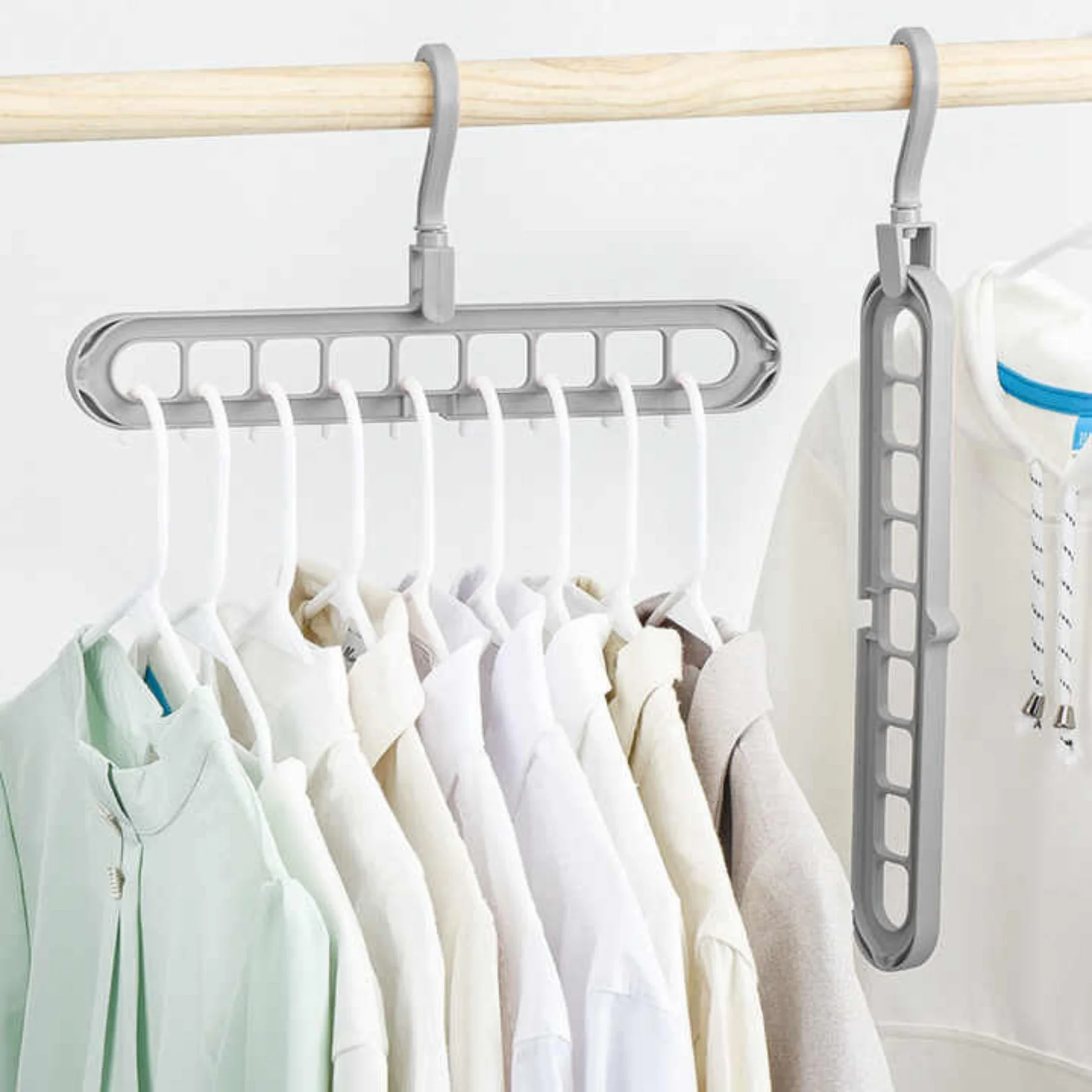 9 in 1 Smart Hanger Pro™ — Instantly Transform Your Closet Into a Stress-Free, Space-Saving Haven