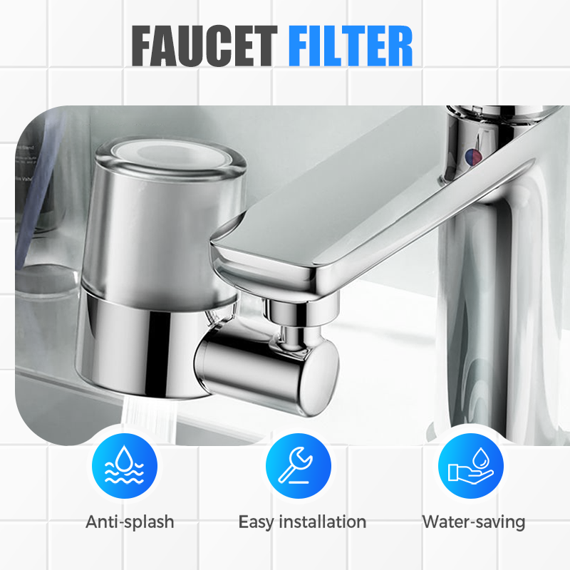 AquaMaster360 Elite Faucet Filter Nozzle Set — Take Command of Every Drop for Pure, Splash-Free Water Power