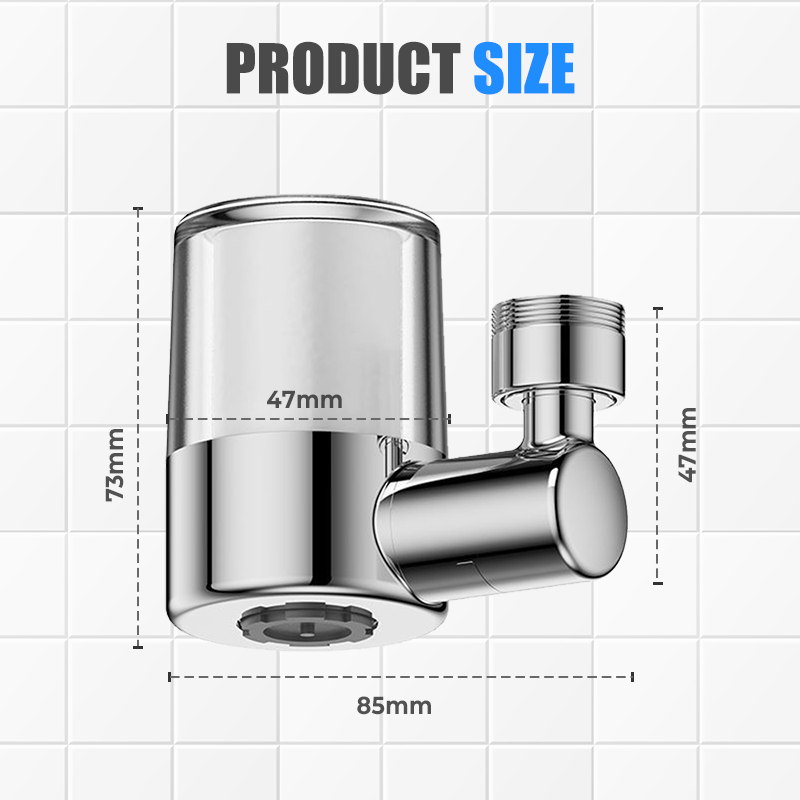 AquaMaster360 Elite Faucet Filter Nozzle Set — Take Command of Every Drop for Pure, Splash-Free Water Power
