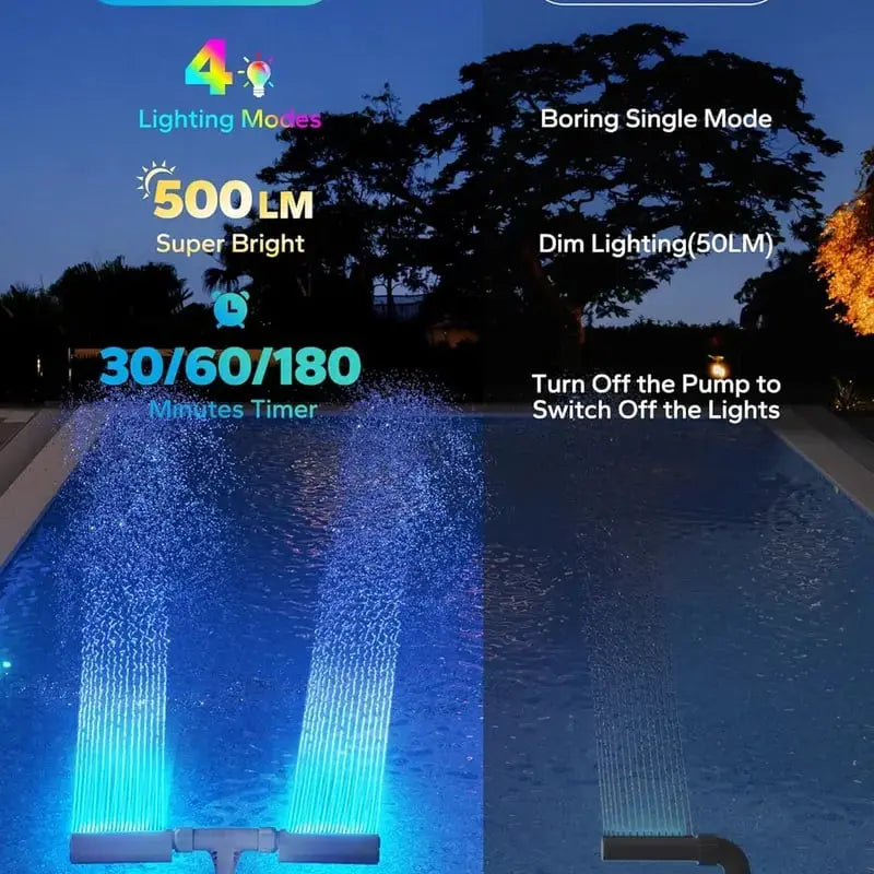 AquaNova™ — Instantly Transform Your Pool into a Cool, Hypnotic Oasis