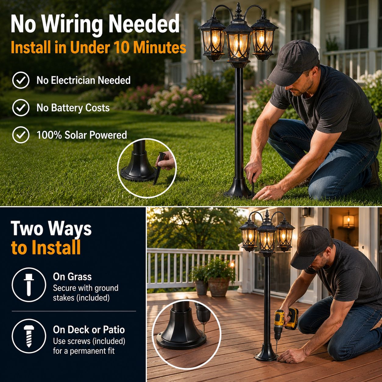 Verana — The warm glow your yard's been missing.