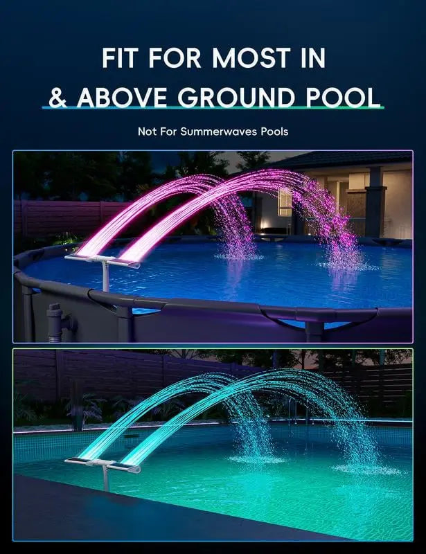 AquaNova™ — Instantly Transform Your Pool into a Cool, Hypnotic Oasis