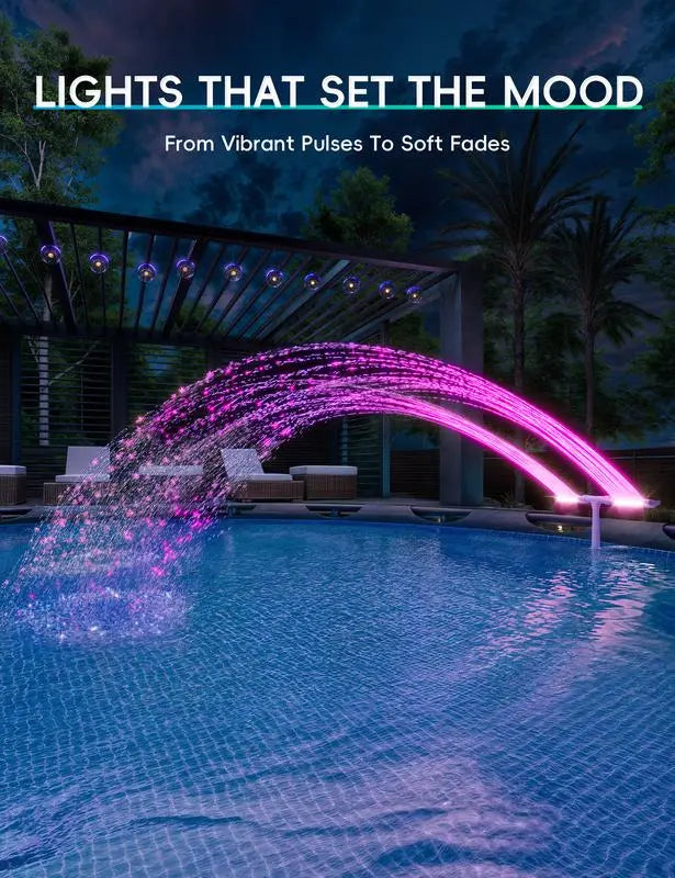AquaNova™ — Instantly Transform Your Pool into a Cool, Hypnotic Oasis