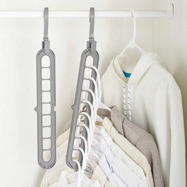 9 in 1 Smart Hanger Pro™ — Instantly Transform Your Closet Into a Stress-Free, Space-Saving Haven