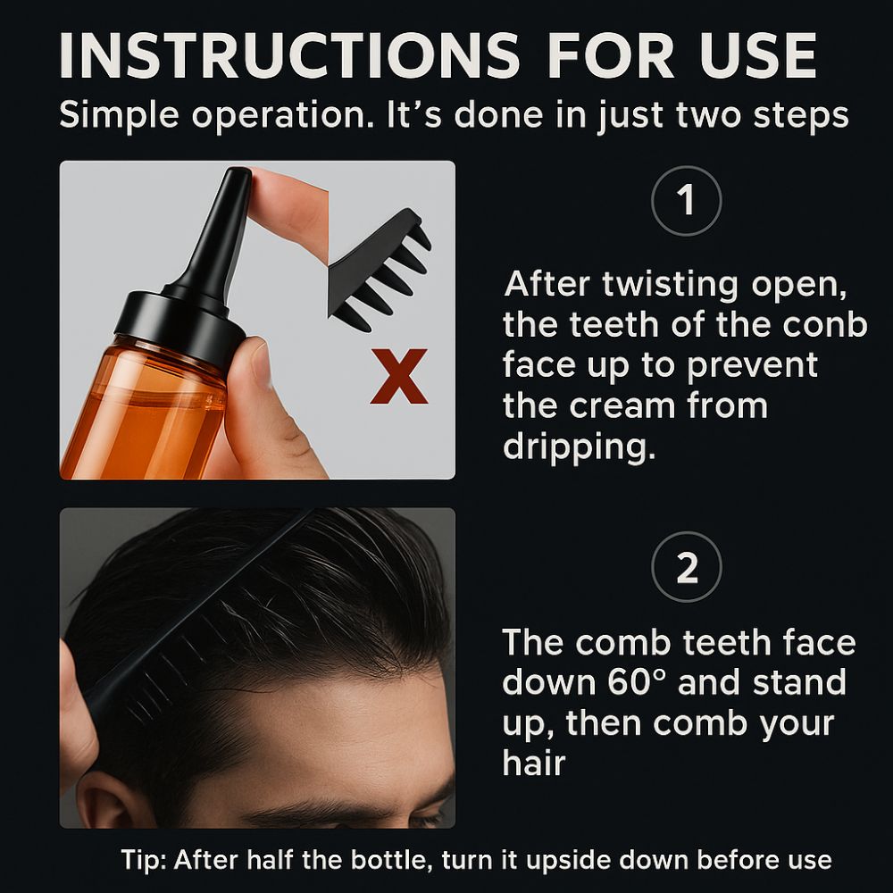 FierceGrip™ — Command Every Gaze with Flawless, Grease-Free Power Hair (1+1 free)