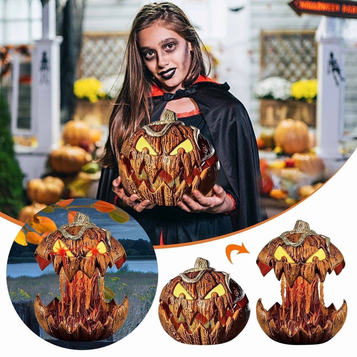 PhantomFang Pumpkin — Ignite Terror and Own Halloween Night with Bone-Chilling Screams