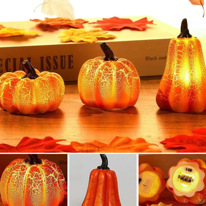 HexaGlow™ Pumpkin Lanterns — Ignite Instant Halloween Awe with Mesmerizing Spooky Charm