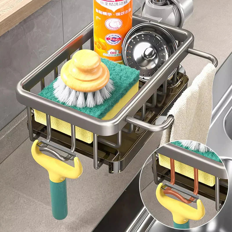 SlipStream Aluminum — Dominate Your Sink and Crush Kitchen Clutter Instantly