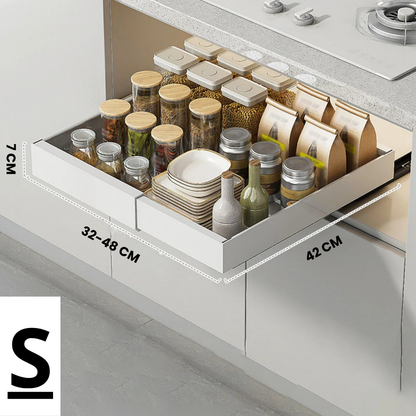 GlideStor — Instantly Double Your Kitchen Space and End Clutter Chaos Forever