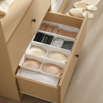 VeloraFlex Chaos Crusher Drawer Dividers — Transform Any Mess Into Effortless Order That Frees Your Space and Mind (1+1 free)