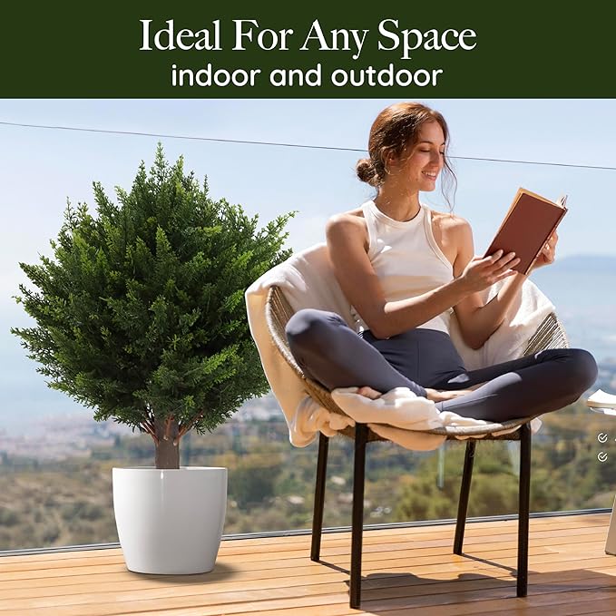 Lifelike Cedar Topiary Spheres — Unleash Everlasting Freshness and Effortless Elegance Anywhere You Desire