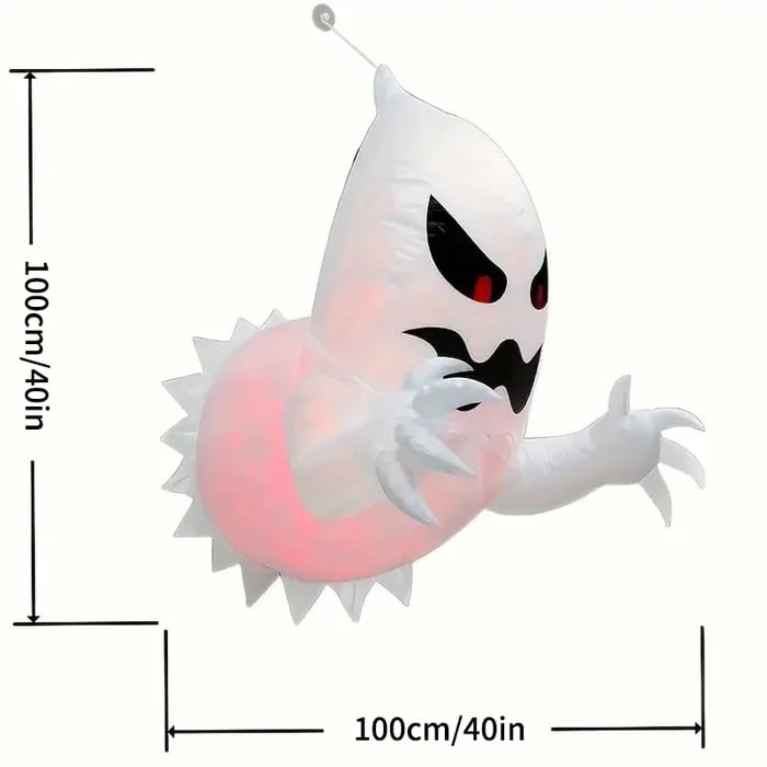 NightWraith LED Inflatable Phantom — Command the Night with Spine-Chilling Glow and Instant Haunt Power