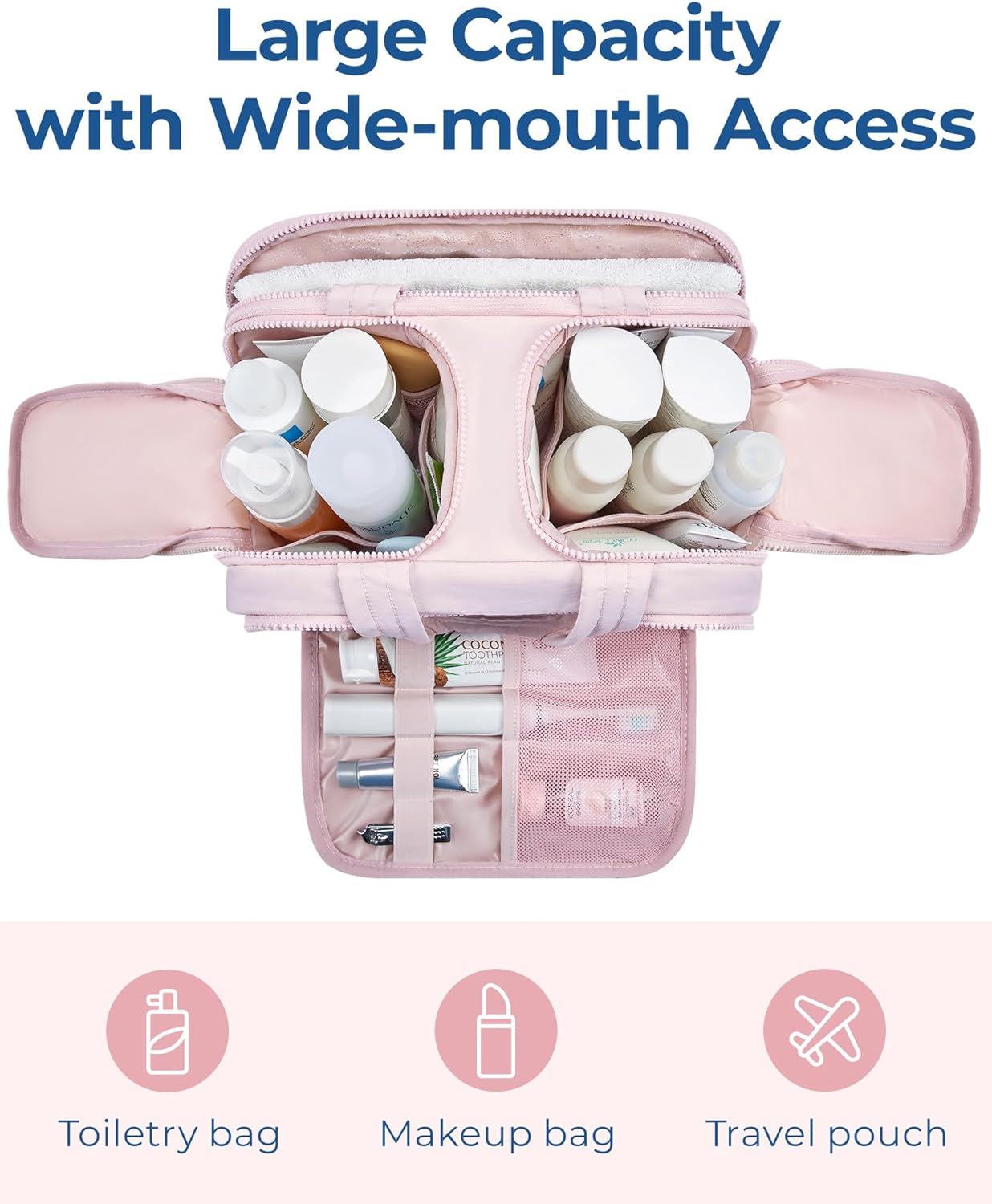 Convely Travel Free Toiletry Bag — Master Packing with Effortless Control and Leak-Proof Confidence