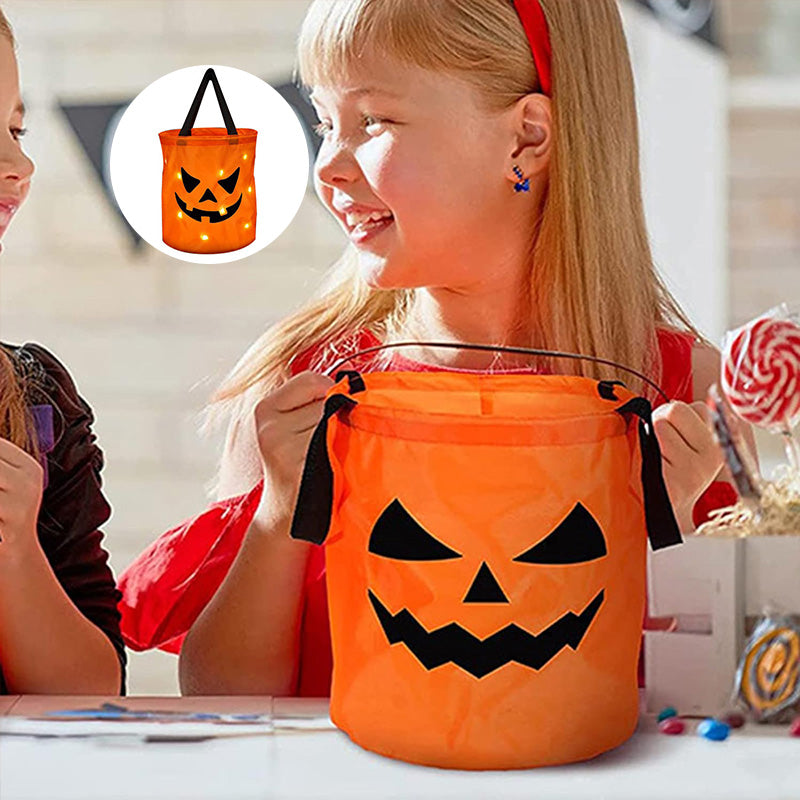 LumaPumpkin Tote — Light Up Safety and Make Every Trick-or-Treat Moment Unforgettable
