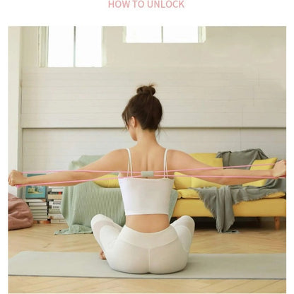 Figure-8 Posture & Tone Resistance Band — Sculpt a Confident, Head-Turning Body with Every Stretch
