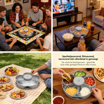 TurboSpin Snack Hub — Command Every Gathering with Effortless, Epic Snack Sharing