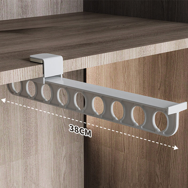 PowerGrip Retractable Clothes Rack — Unlock Hidden Space and Command Closet Control Instantly