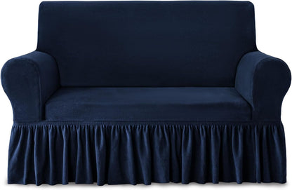 Velvet-Rich Sofa Slipcover — Wrap Your Sofa in Irresistible Plush Comfort and Unshakable Pet-Proof Style