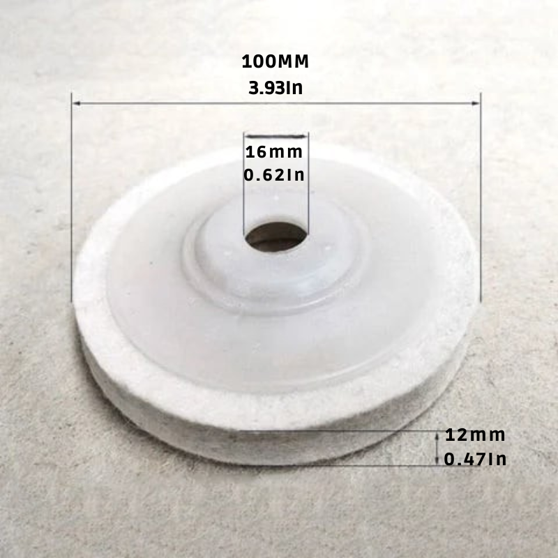 LustroLux Wool Polishing Disc Trio — Transform Every Surface into a Show-Stopping Shine Instantly (3 pieces)