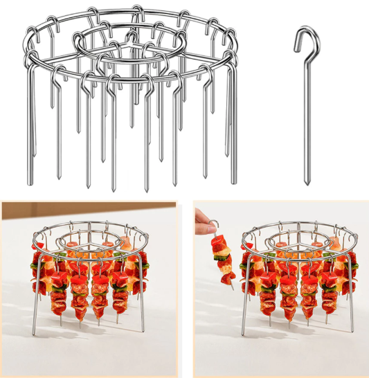 Stainless Steel Vertical Grill — Master Mouthwatering Meals with Effortless Precision