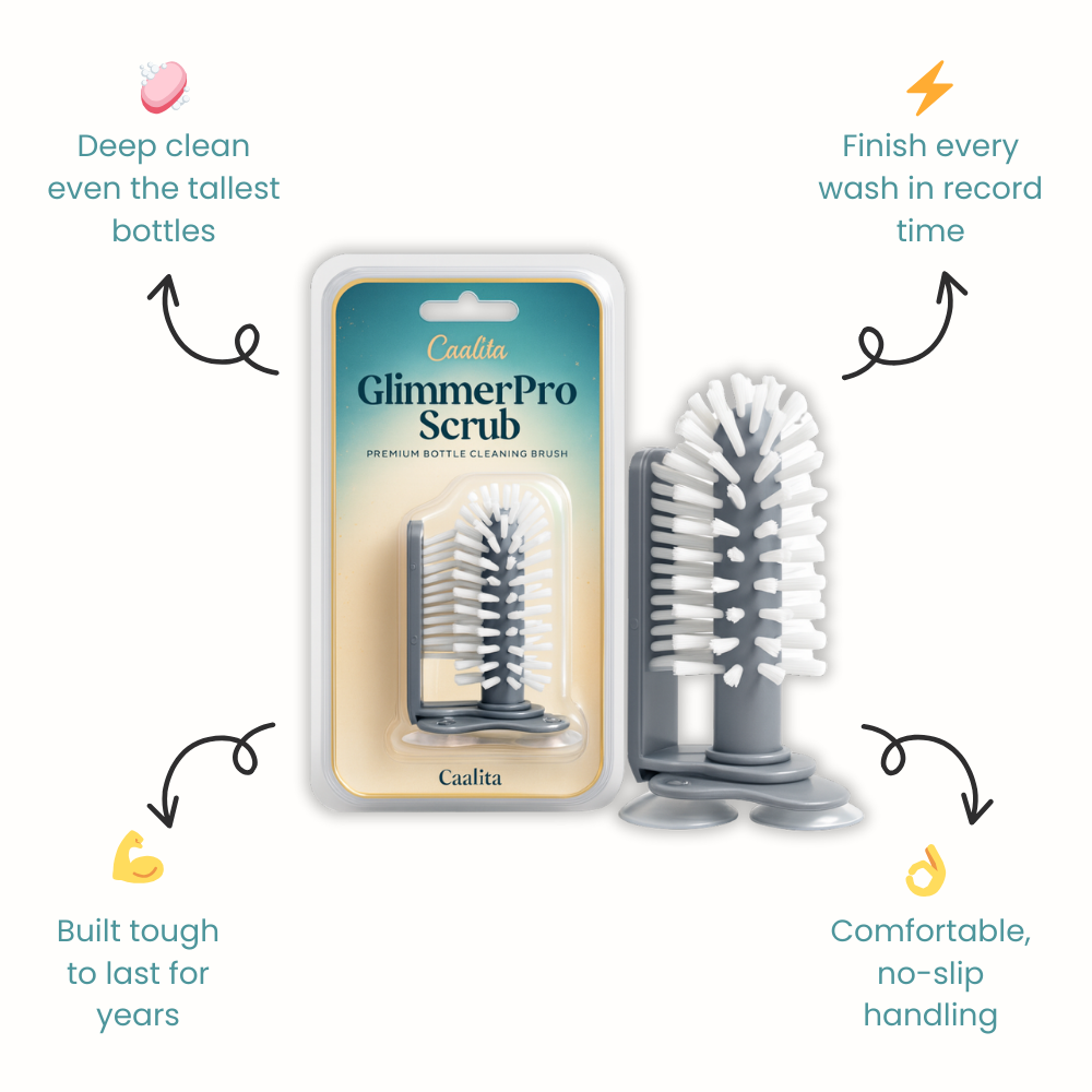 GlimmerPro Scrub — Effortless Sparkle That Makes Every Bottle Shine Like New