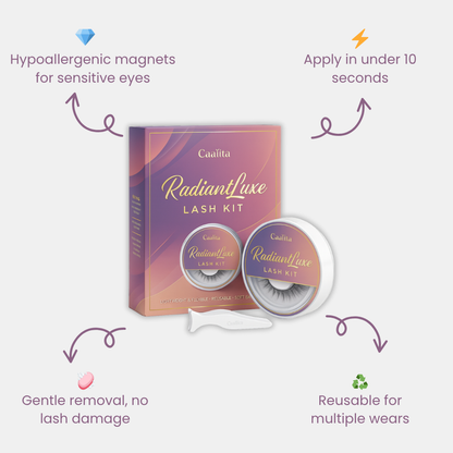 RadiantLuxe — Effortless Glamour That Protects and Empowers Your Sensitive Eyes