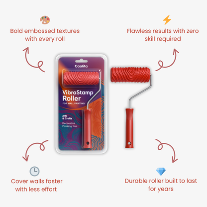 VibraStamp Roller — Transform Walls into Instant Show-Stopping Masterpieces with Zero Hassle