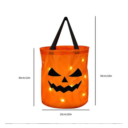 LumaPumpkin Tote — Light Up Safety and Make Every Trick-or-Treat Moment Unforgettable
