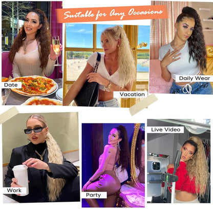 VivaLuxe Ponytail — Instantly Command Every Room with Effortless, Head-Turning Volume