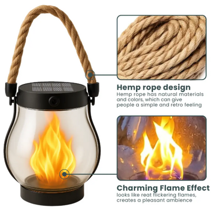 SolarFlame Aura Lantern — Light Up Nights with Safe, Hypnotic Flicker Magic