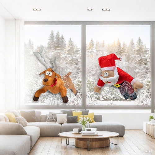 CrashClaus™ — Bring Hysterical Holiday Mayhem Right to Your Window!