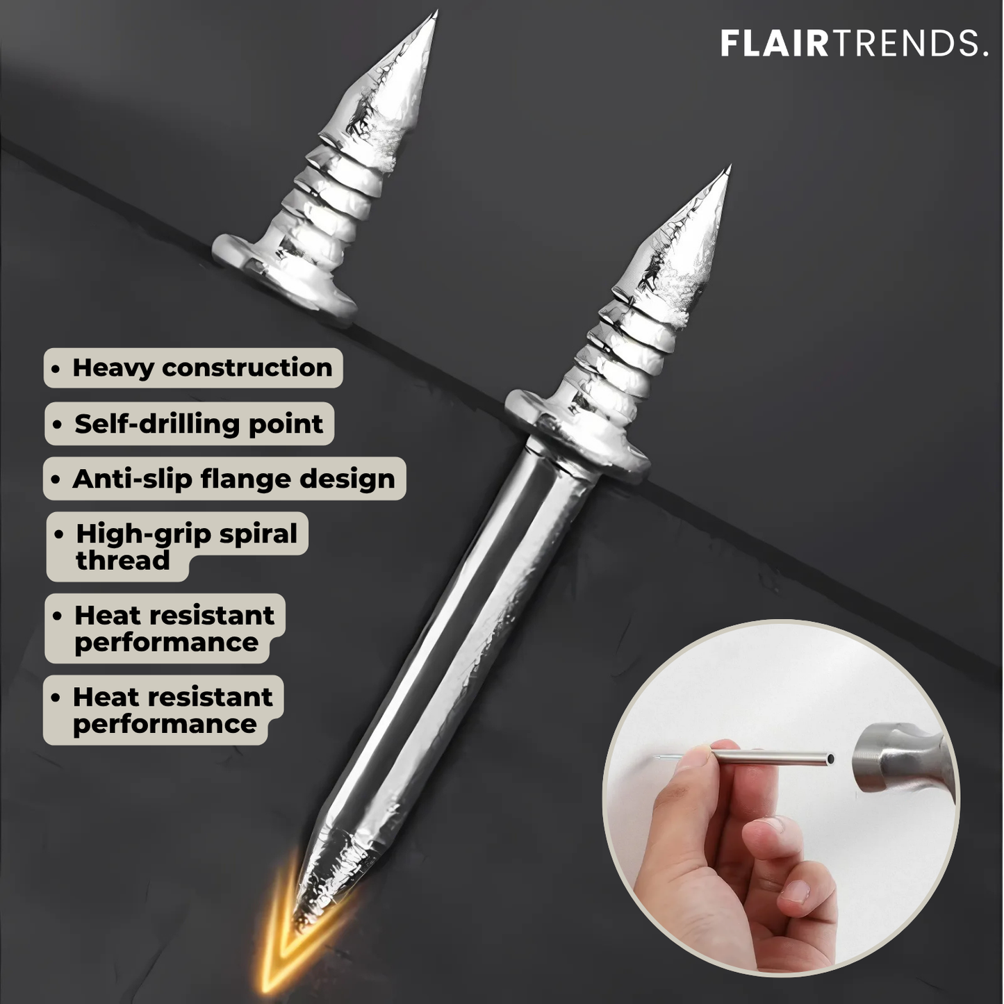 GripForge™ — Nail Your Trim Perfectly Without Drills or Wall Damage (50+50 free)