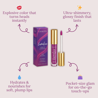 LustreLuxe — Ignite Instant Glam with Lasting Bold Shine and All-Day Lip Luxury