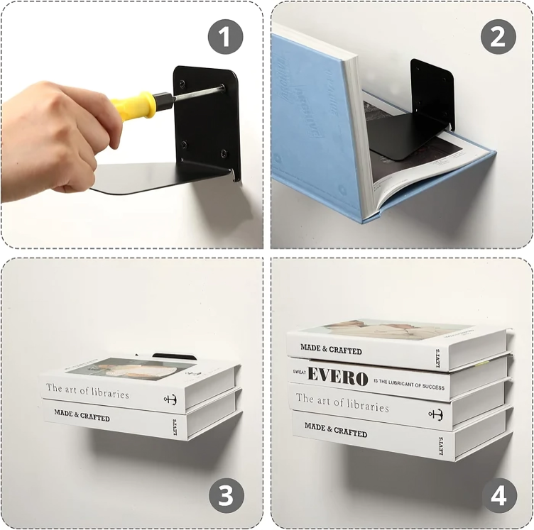 Invisible Shelf — Turn Your Books Into Gravity-Defying Masterpieces That Amaze Instantly