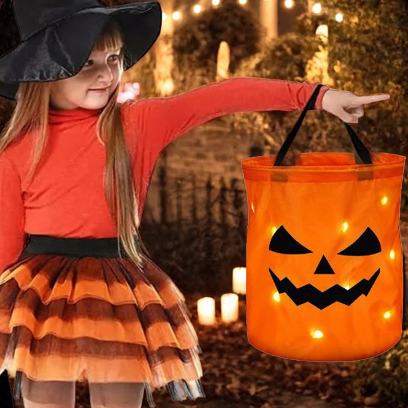 LumaPumpkin Tote — Light Up Safety and Make Every Trick-or-Treat Moment Unforgettable