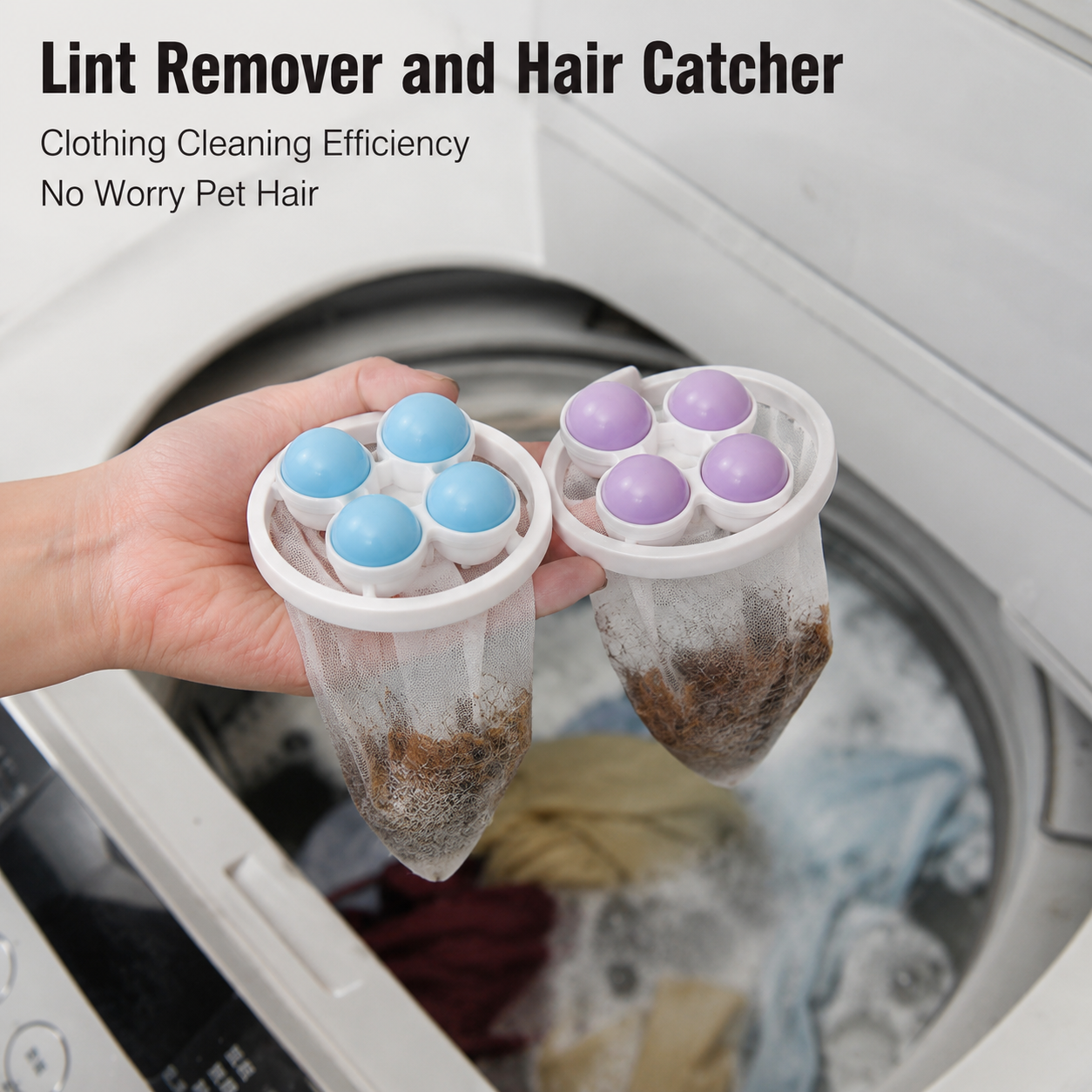 LintLoot — Watch your washer collect fur.