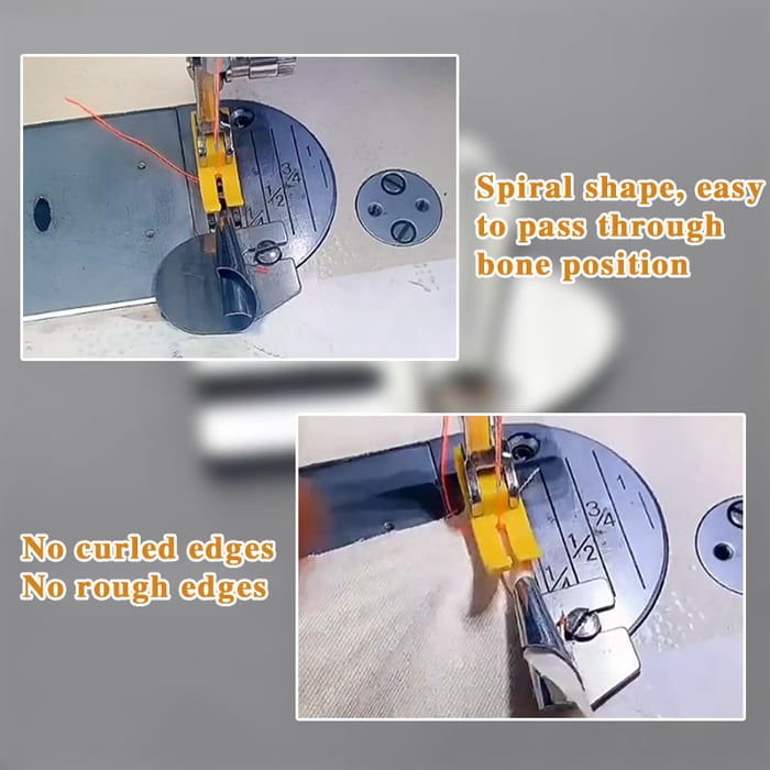 EdgeForge™ Hemming Foot — Effortless Precision for Flawless, Show-Stopping Hems Every Time