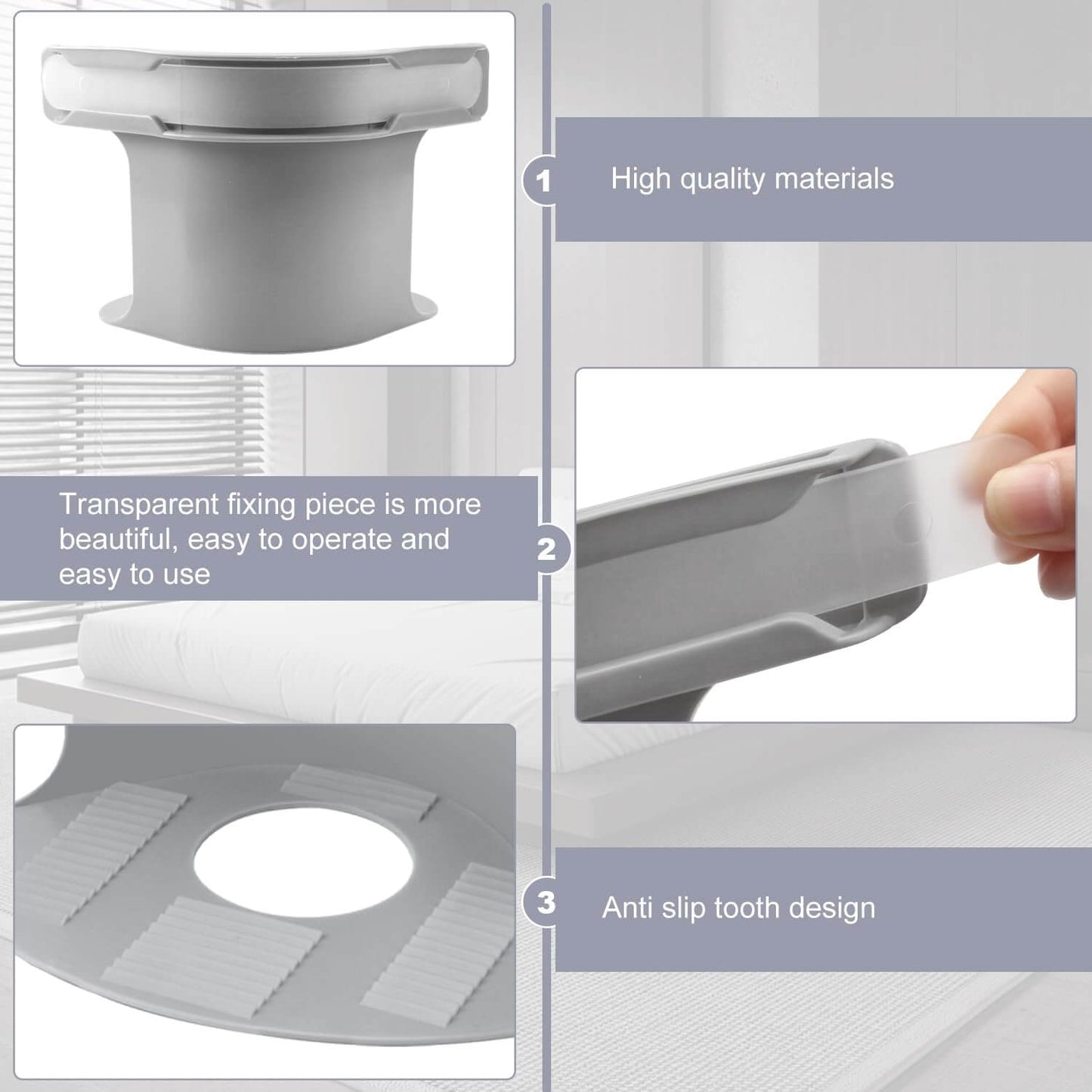 Bedding Anchors (4-Pack) — End Sheet Struggles Forever with Unshakeable Nighttime Comfort