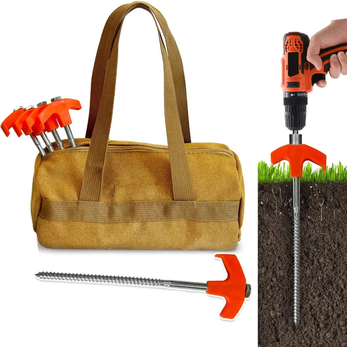 TerraGrip™ — Lock Your Camp Down Tight and Relax with Lightning-Fast, Unbreakable Stakes