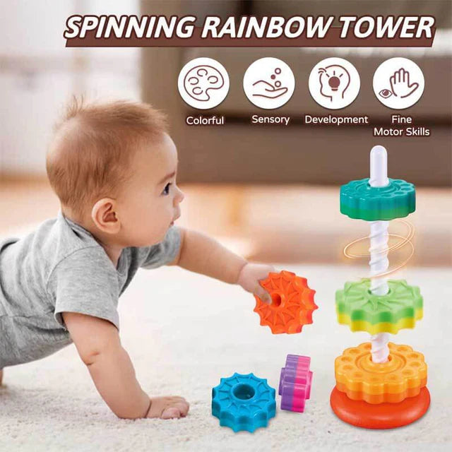 Spinfinity Tower — Ignite Your Toddler’s Genius with Every Colorful Spin