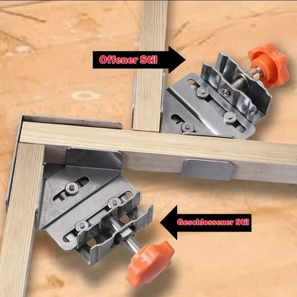ExactGrip™ Stainless Steel Corner Clamps — Lock Every Angle with Unbreakable Precision and Confidence