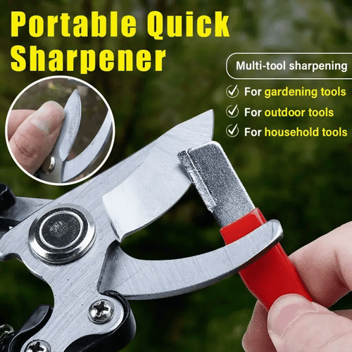 RazorEdge™ Garden Tool Sharpener — Transform Dull Blades into Razor-Sharp Power Instantly