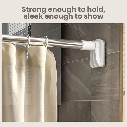 RodMaster™ PowerGrip Adjustable Rod — Snap It In Place and Own a Flawless, Damage-Free Home Instantly