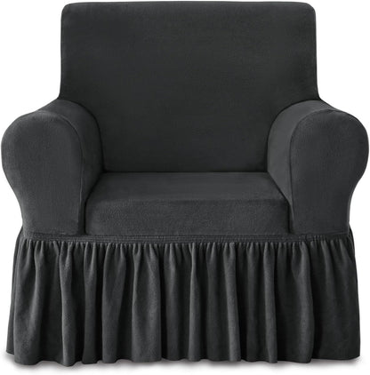 Velvet-Rich Sofa Slipcover — Wrap Your Sofa in Irresistible Plush Comfort and Unshakable Pet-Proof Style