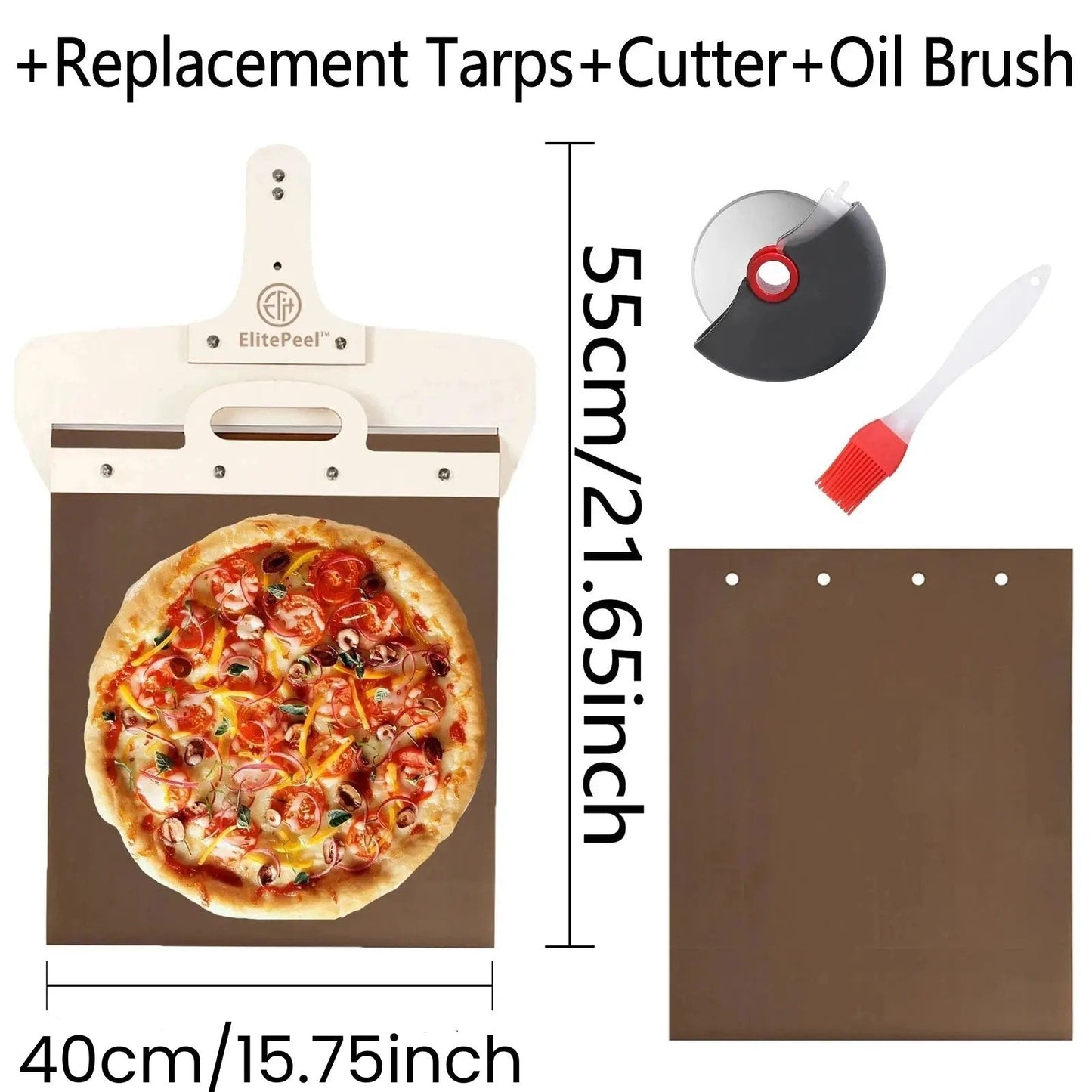 SlixaGlide Sliding Pizza Peel — Master the Perfect Pizza Launch Every Time Without the Mess