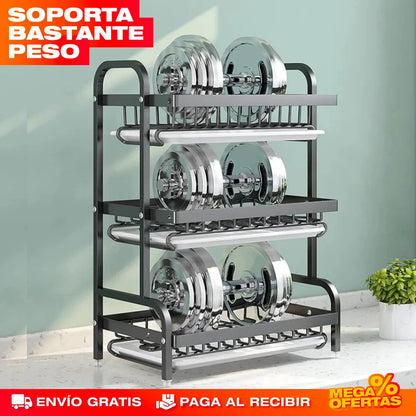 3-Tier UltraDry Pro Organizer — Transform Your Kitchen Into a Spotless, Stress-Free Zone