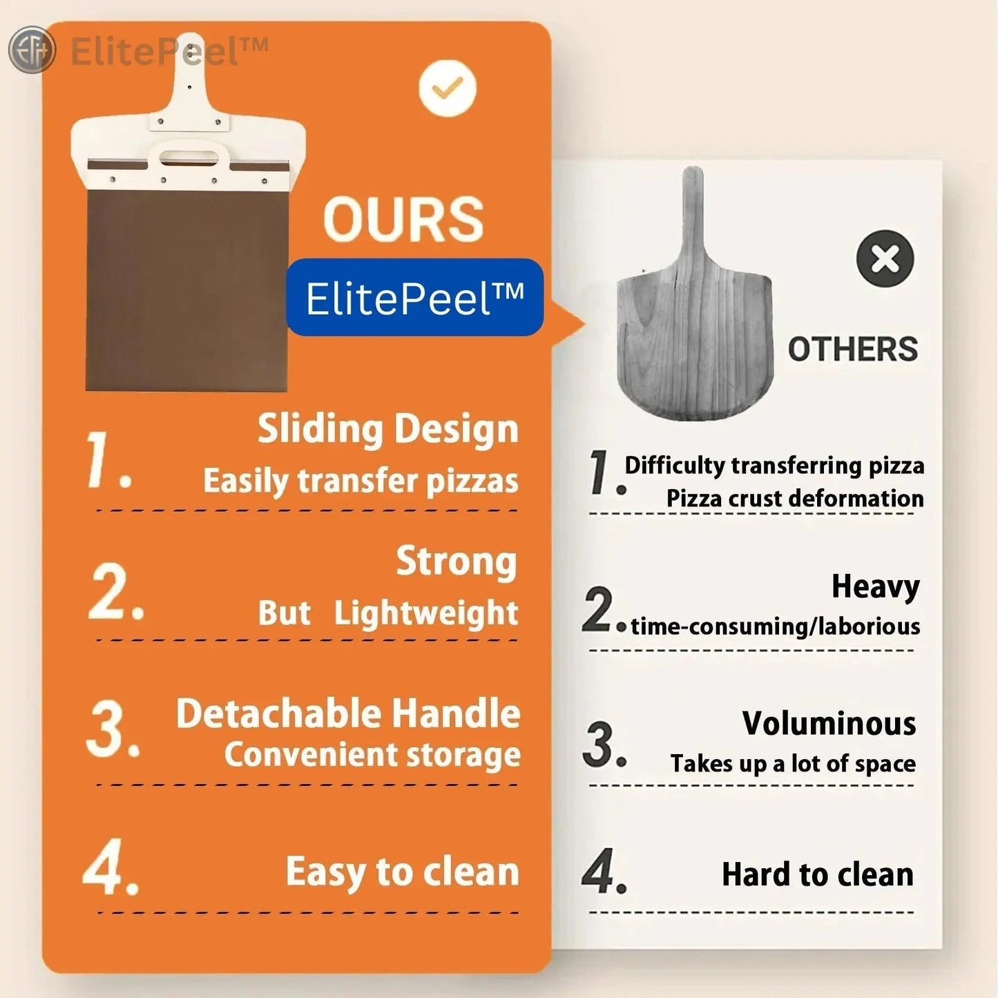 SlixaGlide Sliding Pizza Peel — Master the Perfect Pizza Launch Every Time Without the Mess