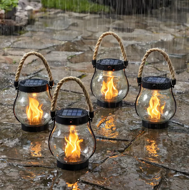 SolarFlame Aura Lantern — Light Up Nights with Safe, Hypnotic Flicker Magic